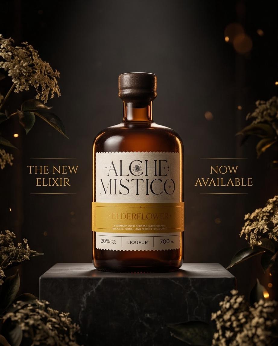 Alchemistico Elderflower elixír s bazovým kvetom